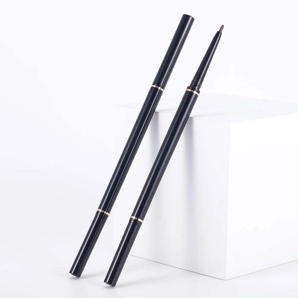 Wholesale Retractable Eyebrow Pencil Slim Automatic Eyebrow Pencil 7 Colors Vegan Private Label Custom Waterproof Eyebrow Pencil