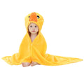 Michley Wholesale Autumn Duck Animal Fleece Cartoon Hooded Blanket