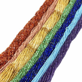 Natural Gemstone 3mm Faceted Cube Beads Agate Amethyst Lapis Turquoise Square Crystal Stone Loose Bead for Jewelry DIY Making