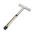 12-Inch T-Style Handle Soil Sampler Probe Stainless Steel Soil Test Tool for Golf Backyard Plant Care Garden Lawn Farming