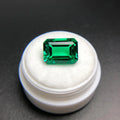 Synthetic Emerald Gem Stones Octagon Emerald Cut Green Color Lab Created Emerald  1carat