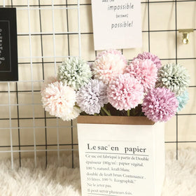 O-X022 Wholesale Price Single Artificial Dandelion Soft Silk Dandelion Artificial Flowers for Floral Arrangement