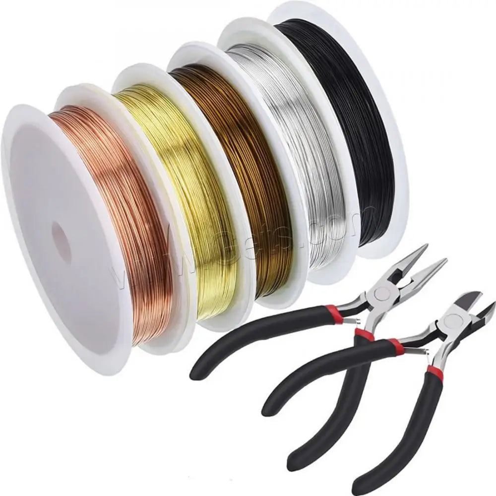 Stainless Steel Wire Tiger Tail Wire for Jewelry Mixed Plastic & Ferronickel 0.4mm