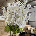 Artificial Flower 1.2m Delphinium Thousand Generation Orchid Hyacinth Violet Wedding Silk Flowers Living Room Decoration