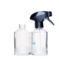 200ml  300ml Oblique Shoulder  Clear Round Trigger Spray Pump Glass Bottle