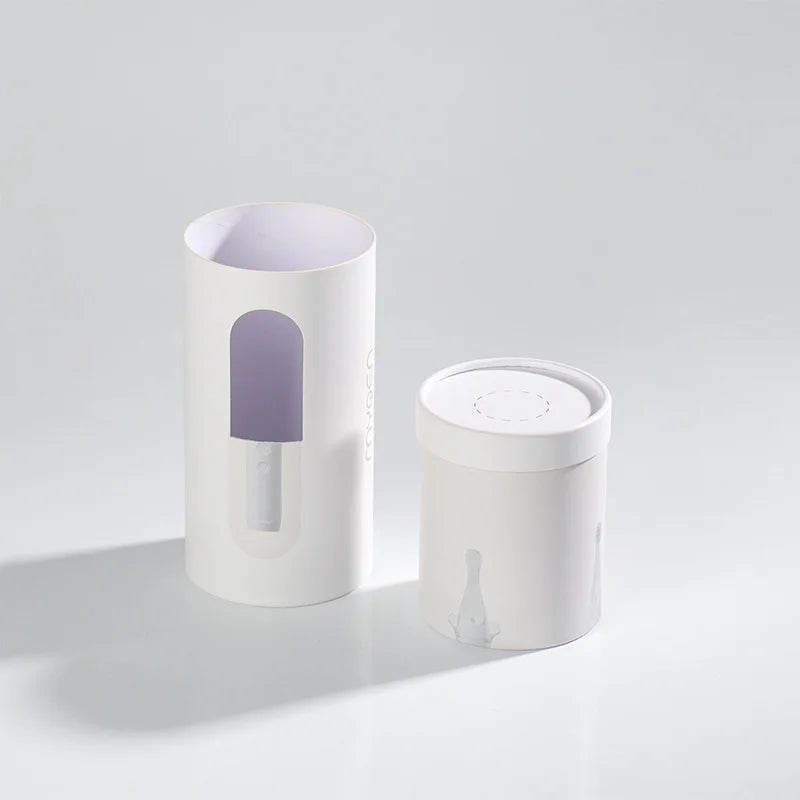 Custom Personality Desgin Cylinder Cosmetic Essential Oils Skincare Cardboard Round Paper Tube Packaging Box