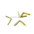 Factory Supply 13 X 13 X 1.5mm Gold Small Metal Corner for Book Cover