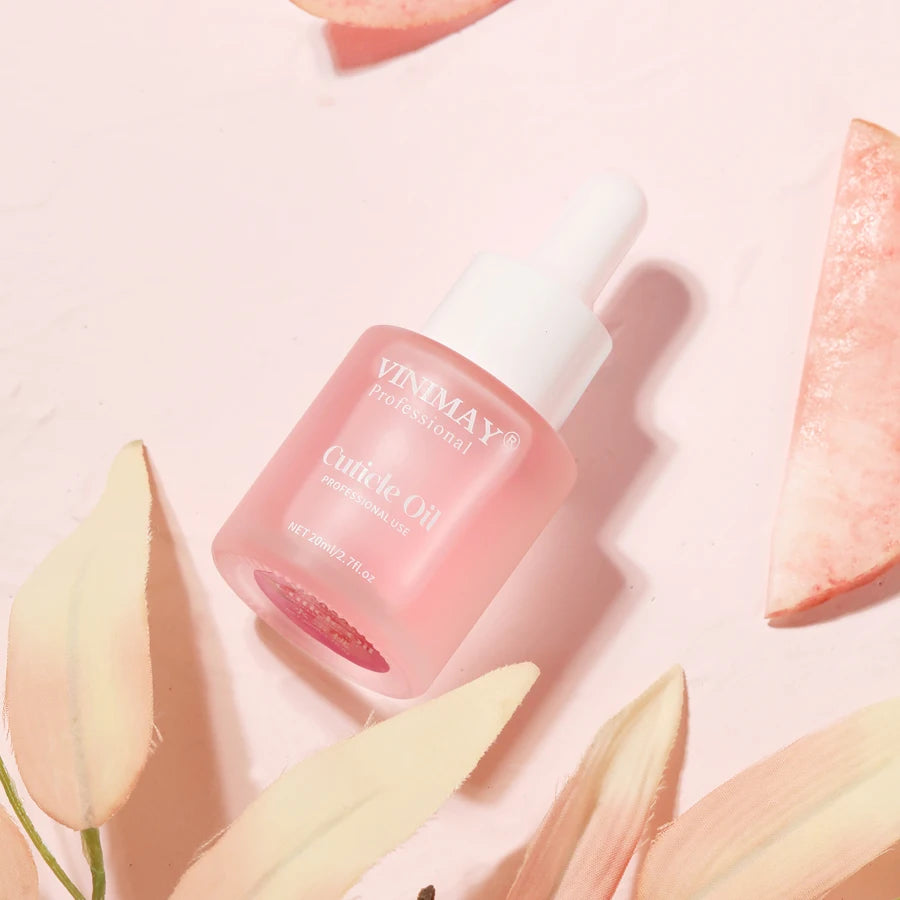 Vinimay Nail Oil Cuticle Peach Guava and Avocado Three Scents Nail Care Nutrition Cuticle Oil Gift Custom Cuticle Oil Bottle