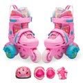 Wholesale All Flashing Inline Roller Skates Set Protective Gear Helmets Detachable Roller Skates for Kids Girls Boys