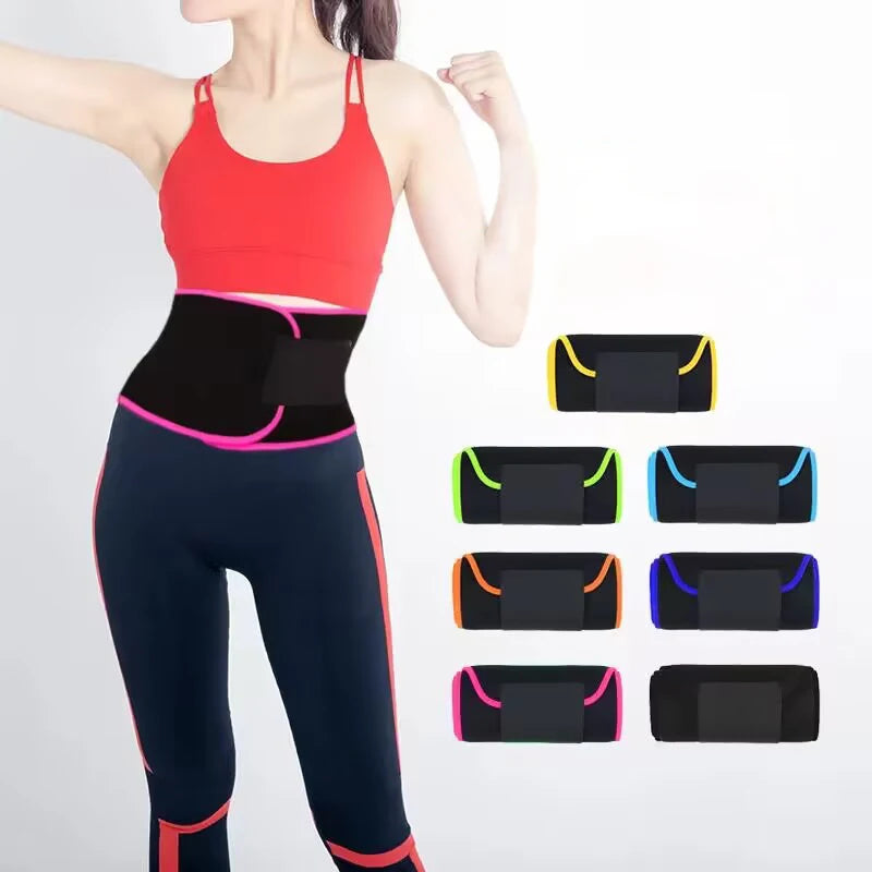 SHIWEI-5010# Adjustable Neoprene Sweat Waist Trainer Waist Trimmer Belt Butt Lifter Waist Thigh Trimmer Slim Belt