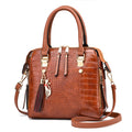 Factory New Trend Crocodile Pattern Women's PU Handbags Custom Cross Body Shoulder Bag with Zipper Closure Fashion Wholesale