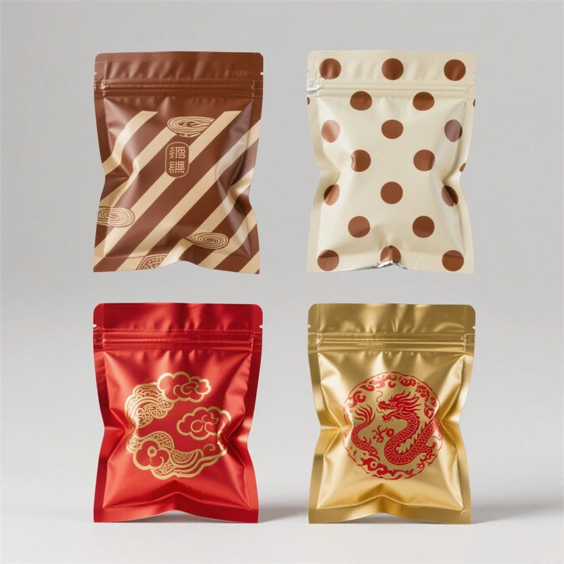 Zipper Sealed Bag Smell Proof Pouches Logo Ziplock Plastic Food Packaging Aluminium Foil Printed Custom Mylar Bags