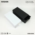 Custom Logo IVision Ivision11119-1 Glasses Box White Black Sunglasses Case Drawer Type Packaging Carton Wholesale Goods