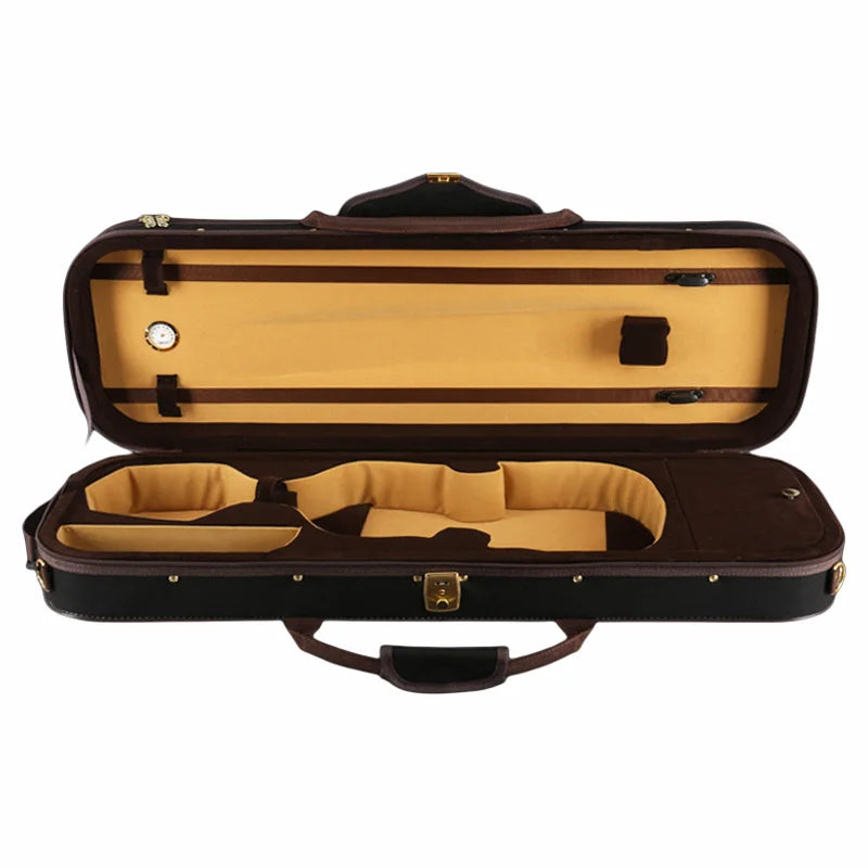 Violin case with Matte Oxford Fabric extra Large Space Pressure-resistant and Double-shoulder Strap