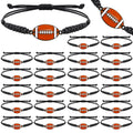 Drop Shipping Enamel Football Volleyball Baseball Softball Basketball Soccer Ball Charm Handmade Knots Friendship Bracelet