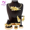 MEIZI JEWELRY Necklace Earring Bracelet Set Fashion Jewelry Luxury Zirconia Jewelry Sets for Women Banquet Wedding Party