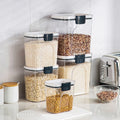 Empty Tin Cans Food Can with Lid Insulated Plastic Storage Jars Pantry Storage Containers