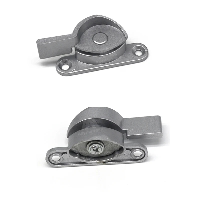 Modern Safety Sliding Window Aluminium Alloy Crescent Lock with Hook Zinc Iron for Building & Hotel Use Easy Installation