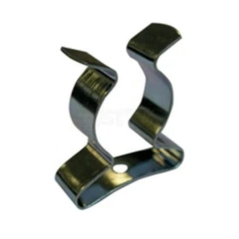 Heavy Duty Stainless Steel V-Shape Spring Clips Single Head Clamps Black Pipe Use Torsion Load Inch Measurement