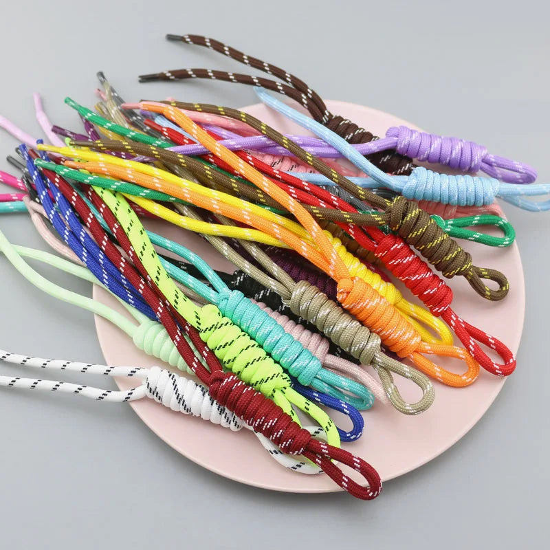Wholesale Colors Nylon Braided Rope Car Key Chains Bag Charms Rope Braided Lanyard Keychain Diy Rope Keychain Accessories