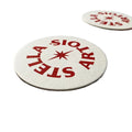 Custom Water Resistant Paper Coasters for Hotel Glass Cups Thick Cardboard Drink Coaster