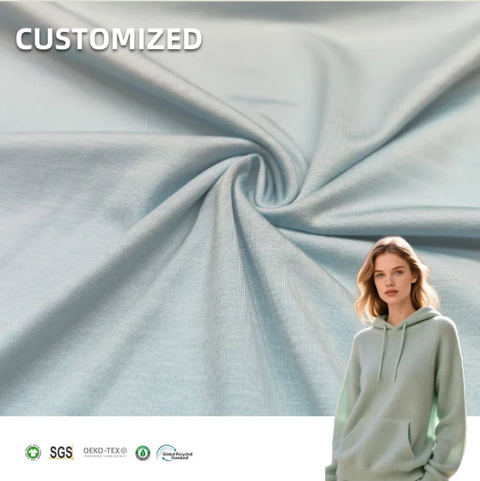 Soft OEKO-100 50s High Stretch 92% Modal 8% Spandex Knitted Jersey Fabric
