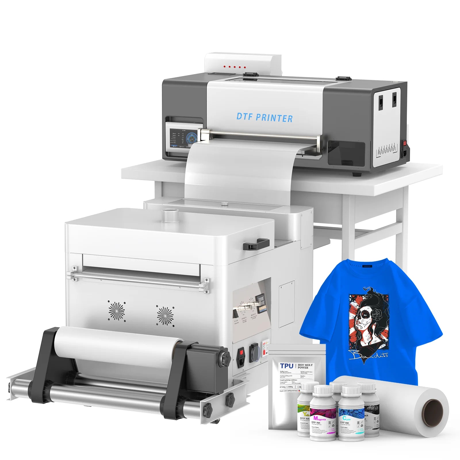 Long Life A3 XP600 DTF Printer DIY T-Shirt Heat PET Film DTF Printer Ink Powder Dtf Printer Printing Machine