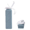 Foldable Water Bottle Reusable BPA Free Silicone Collapsible Water Bottle for Travel Gym Camping Hike