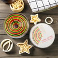 12pcs Mousse Ring Mold Set Stainless Steel Cookie Cutter Round Waffle Makers Kitchen Baking Accessories and Tools