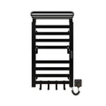 Toilet Rotating Electric Heated Drying Rack Towel Heater Radiator Warmer Electric Rack Steel Heated Electric Towel Warmer Rack