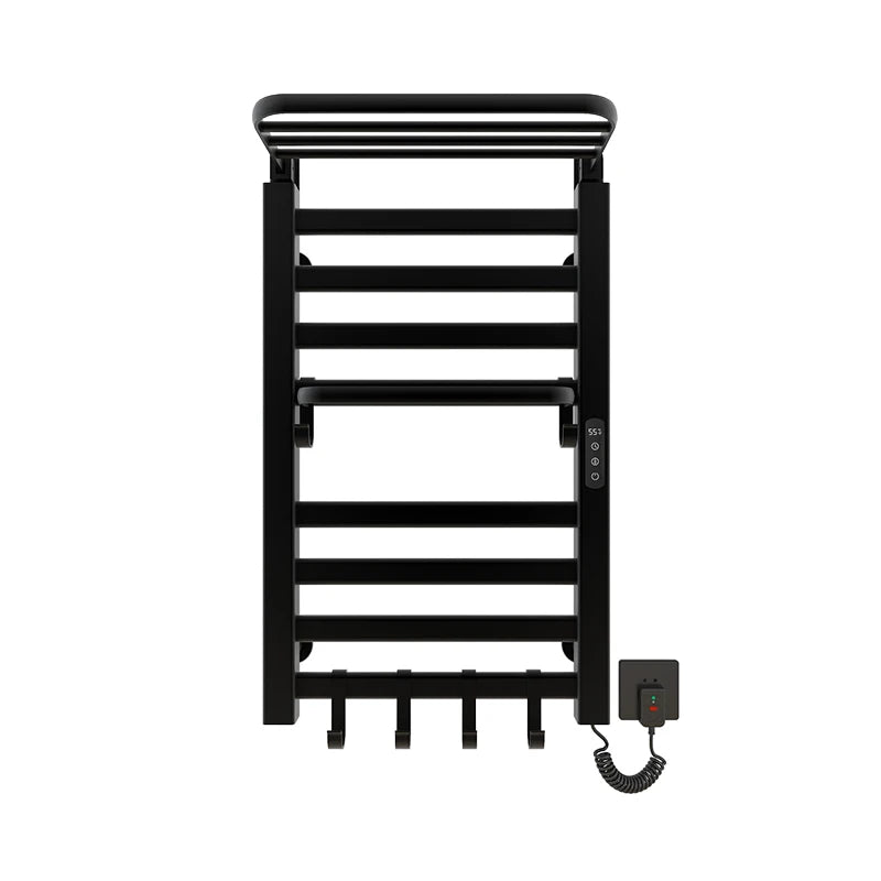 Toilet Rotating Electric Heated Drying Rack Towel Heater Radiator Warmer Electric Rack Steel Heated Electric Towel Warmer Rack