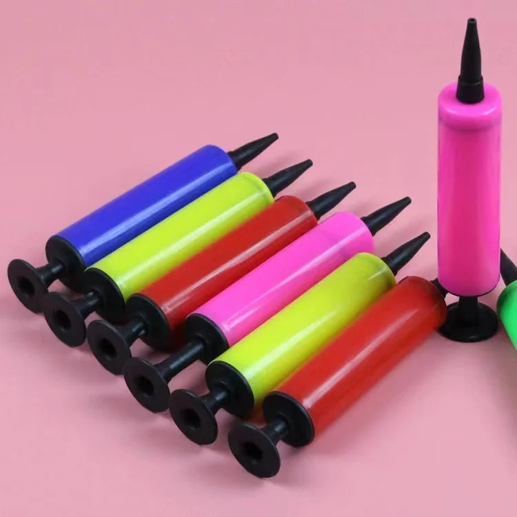 Party Decoration Mini Plastic Manual Balloon Air Pump Balloon Pumps Toys Party Supplies