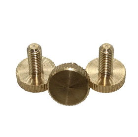 DIN 653 Brass Knurled Cheese Head Thumb Knob Screw M6