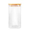 Hot Sale Borosilicate Transparent Glass Food Canisters Jars Serving for Tea Nuts Spice Candy