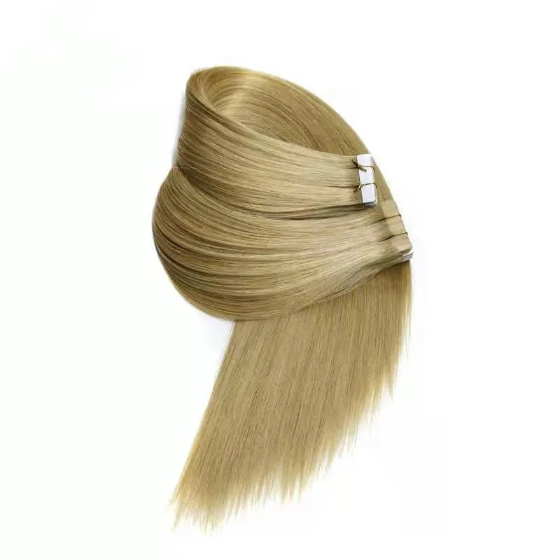 Top Quality No tangle No Shedding Human Hair Super Double Drawn Russian Hair Pu Tape Remy Hair Extension