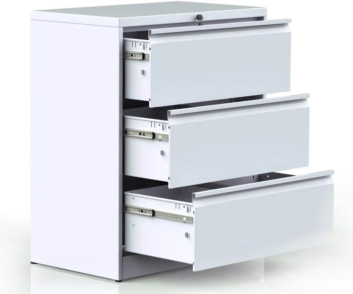 Top Sale 3 Drawers Metal Filling Cabinet Metal Cupboard for Bedroom Lateral 3 Layer Steel File Cabinet