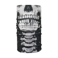 Seamless Skull Half Face Tube Mask Coverings Skeleton Bandana Neck Gaiter