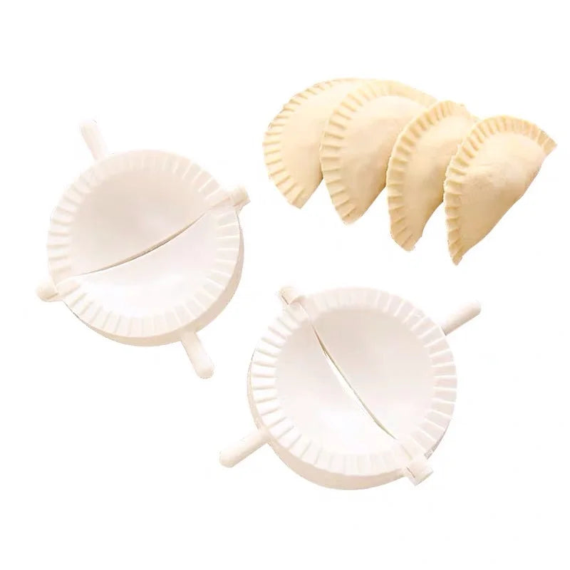 3 PCS Dumpling Mould Plastic Dumpling Maker Press Empanada Press for Cooking Pierogi Ravioli Turnover Wrappers