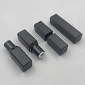 LS2 Black Cosmetic OEM Frosted Chapstick Unique Lipstick Tube Square Empty Lip Balm Stick Lip Gloss Containers Made of Plastic