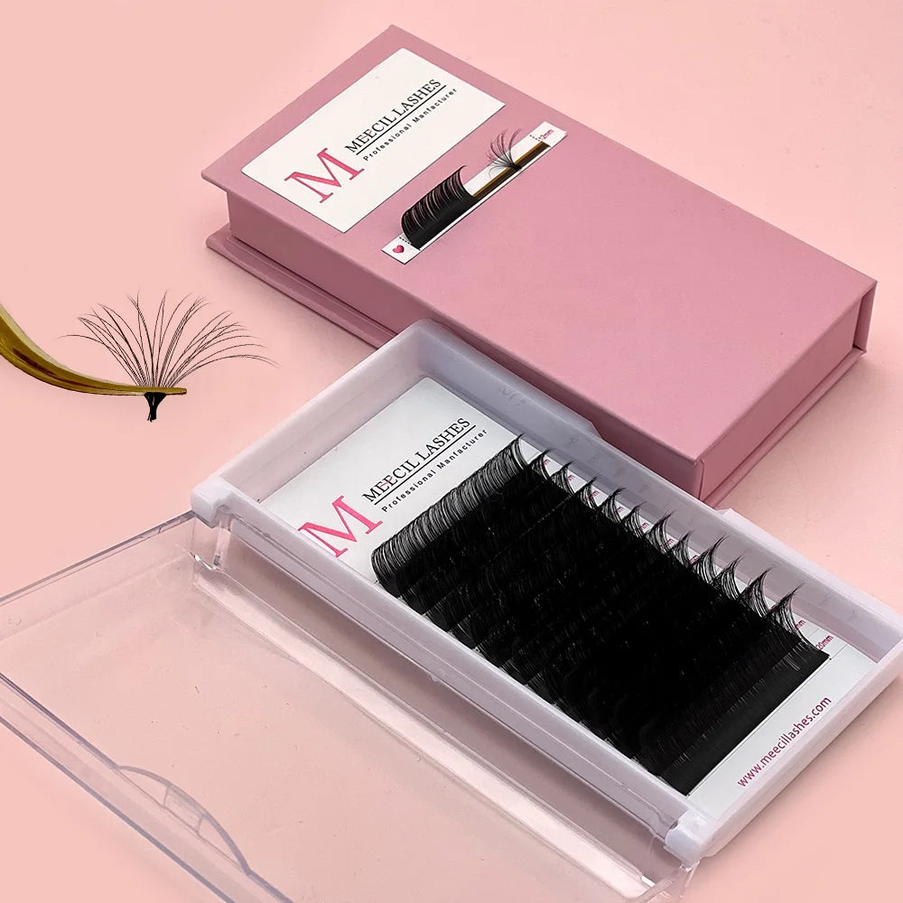 Extension Supplies Dark Matte Cashmere Volume Wholesale Velvet Lash Extension Tray Vendor