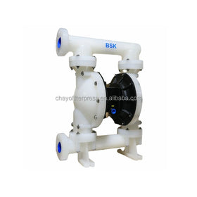 2 Inch Plastic air Operated Double Diaphragm Pumps with PTFE DiaphragmBSK Polypropylene Pump for Toxin Liquid