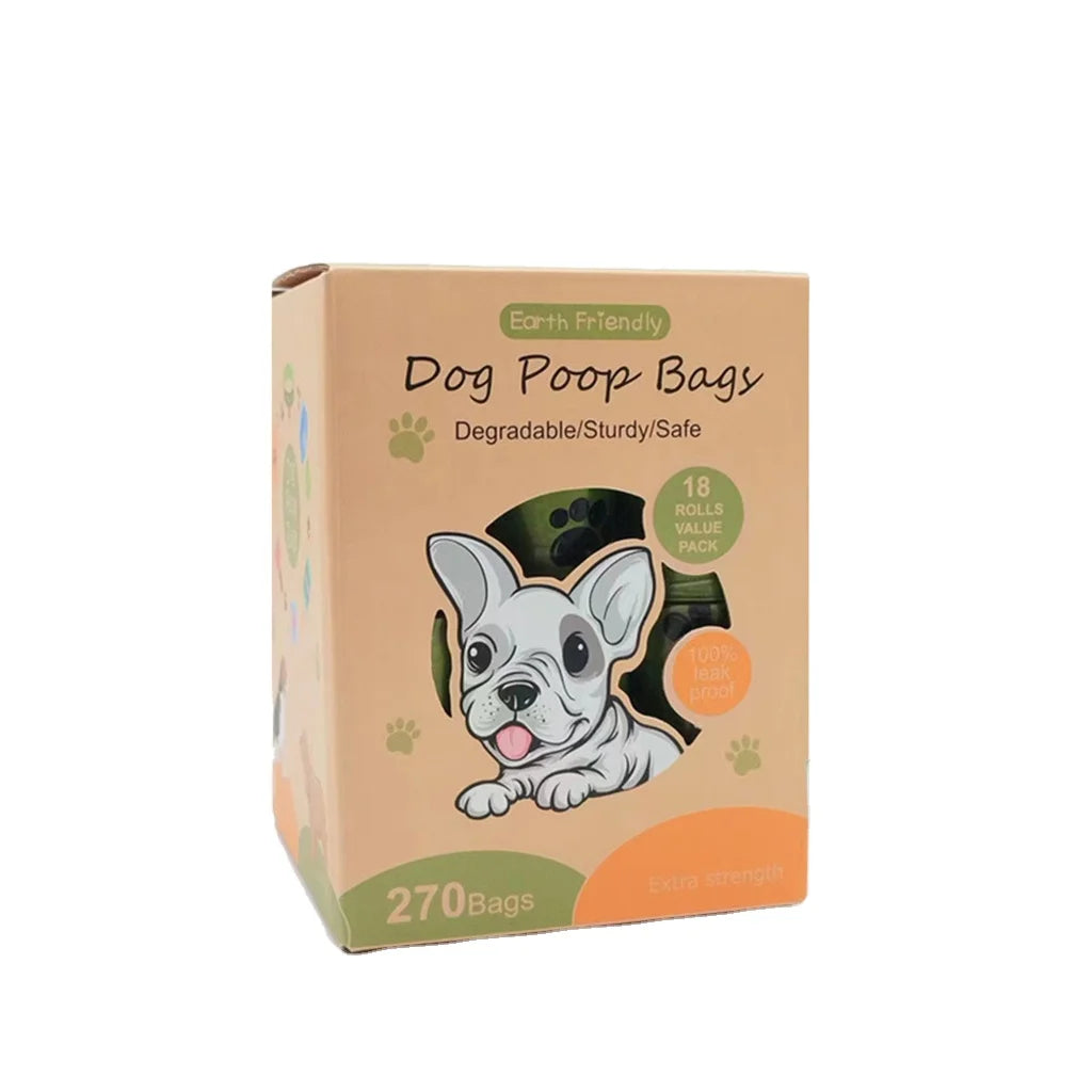 Wholesale Cheap Custom 18 Rolls 270 Biodegradable Dog Poop Household Garbage Bags Eco-Friendly Cornstarch Scented Compostable
