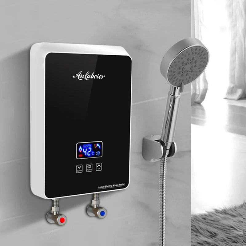 5.5kw 220v Bathroom Shower Portable Electric Water Heater for Hair Salon