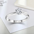 Wedding Ring Hot Sale S925 Silver Women Custom 5.25Mm Moissanite Jewelry Gift Custom Party Diamond Classic