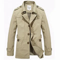 Knit Cotton Jacket Men's Wash Lapel Thin Long Sleeve Loose Casual Men's Jacket
