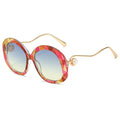 New Model 2025 Oval Frame Candy Lenses Sun Glasses Unisex Copper Popular Sunglasses