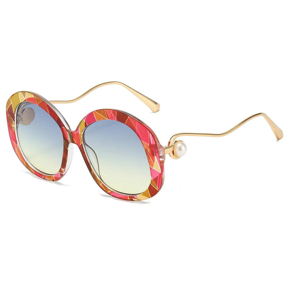 New Model 2025 Oval Frame Candy Lenses Sun Glasses Unisex Copper Popular Sunglasses