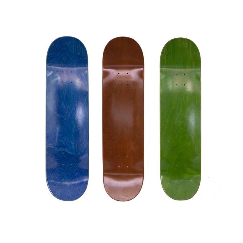 Professional Size Custom Printing 8 Inch 7 Ply Canadian Maple Skateboard Blank Decks