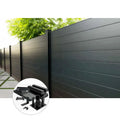 Exterior Garden Custom Partition Powder Coating 6000 Series Aluminum Slat Fence Profile with Welding Cutting Bending Services