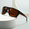 DOISYER New Fashion Retro Rectangle Frame UV Protection Sun Glasses Oversized PC Lens Sport Sunglasses for Women Men for Fishing